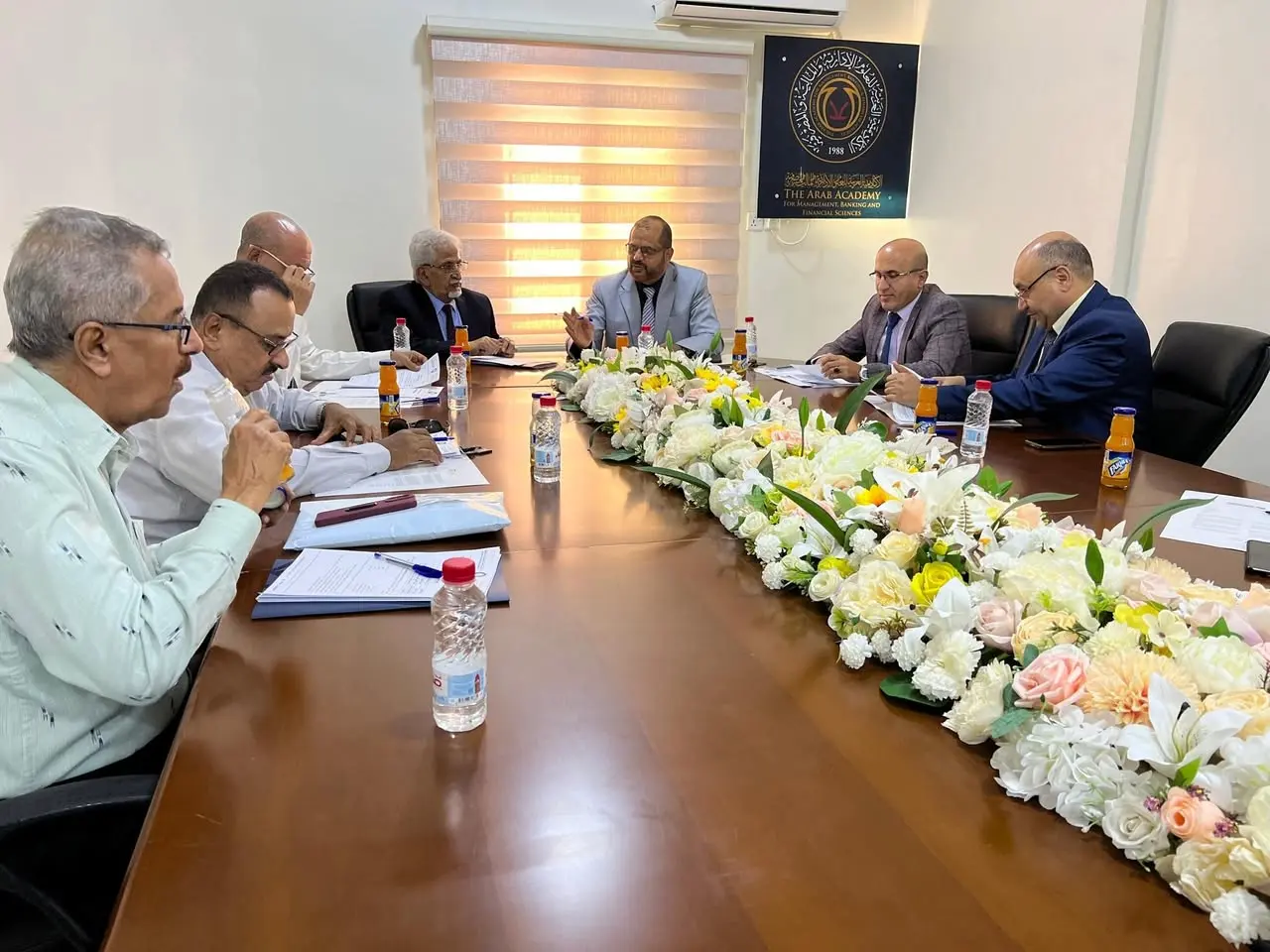 The Supervisory Committee of the Arab Academy Scientific Research Award Holds Its Second Meeting in the Presence of the Deputy Governor of the Central Bank
